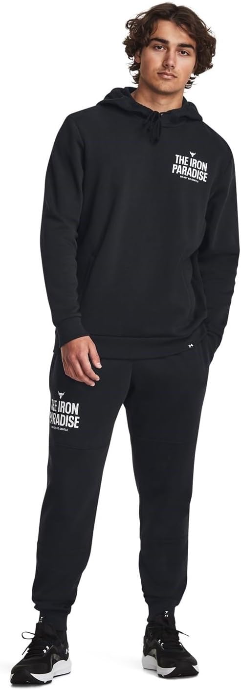 UA プロジェクトロック チャージドコットン フリース セットアップ 黒